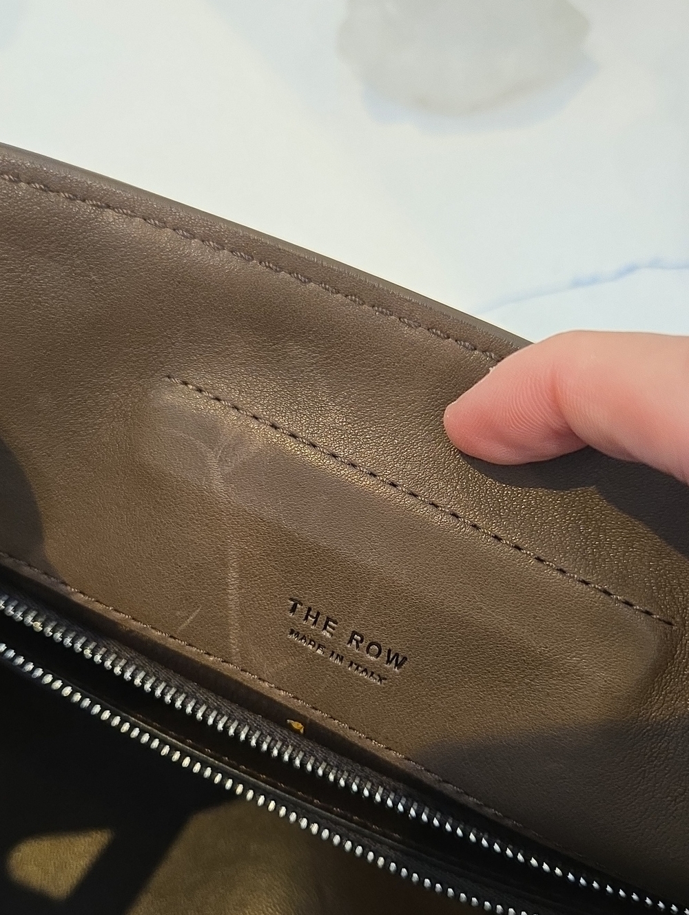 The Row Peggy Clutch, IYKYK Quiet Lux, GUC, Authentic, Sophisticated Style - Picture 10 of 10